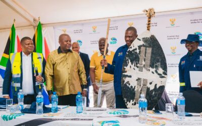 IGQUGQUZELE ukubuyela emasisweni kwezolimo esizweni sayo inkosi ku- vulwa ngokusemthethweni isakhiwo samanzi, oku- khuthazwe ukuba kuvu- lwe namadamu okuzo- phuza kuwo imfuyo, ku- tshalwe.